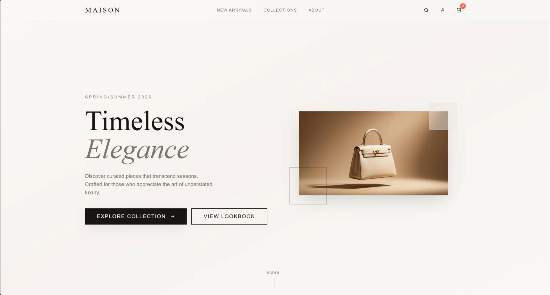 MAISON — E-commerce